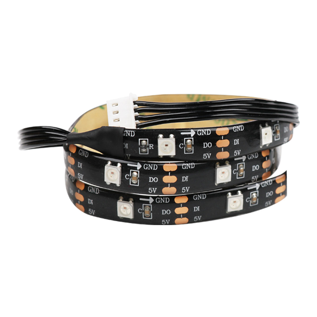 Hiwonder RGB Light Strip Module Compatible with Arduino/ Raspberry Pi/ Jetson Nano/ micro:bit