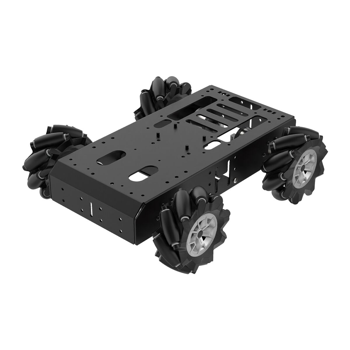 Hiwonder Large Metal 4WD Vehicle Chassis for Arduino/Raspberry Pi/ROS Robot with 8V Encoder Geared Motor