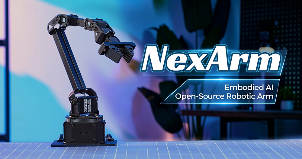Smooth Mastery: NexArm Redefines Motion Aesthetics for Desktop Robotic Arms