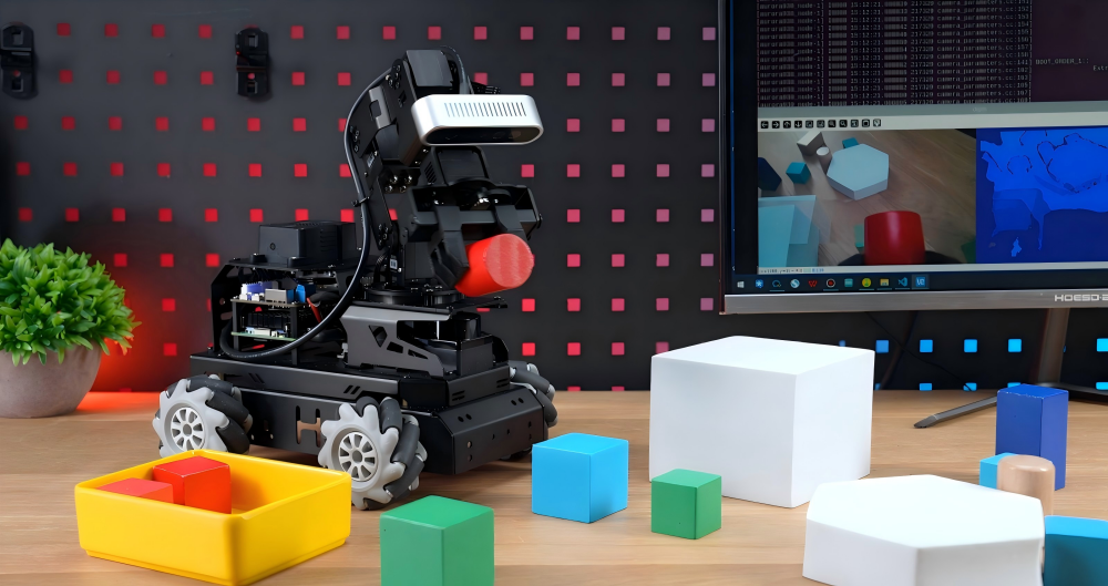 LanderPi: AI Models + SLAM Navigation + 3D Vision in One Robot