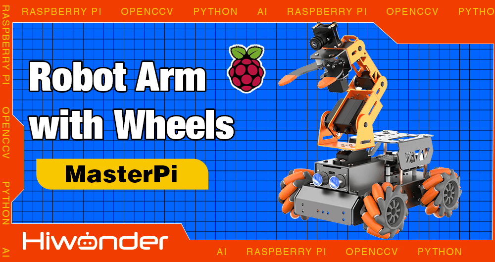 The Tiniest Desktop Robot Arm with Wheels