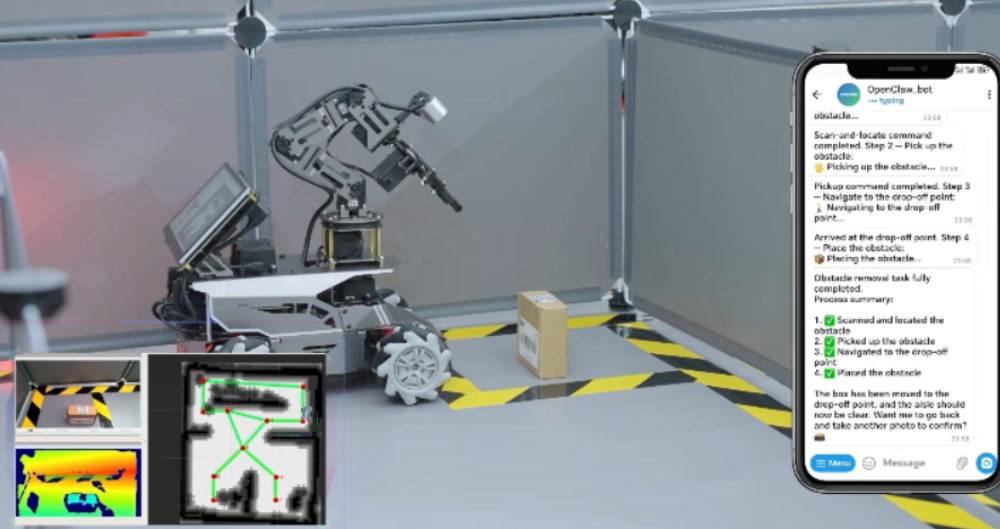 OpenClaw X ROSOrin Pro: Open-Source Embodied AI Robot Platform