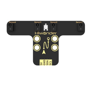 Hiwonder 4-Channel IR Line Follower Sensor – I2C Module for Line Following Robot