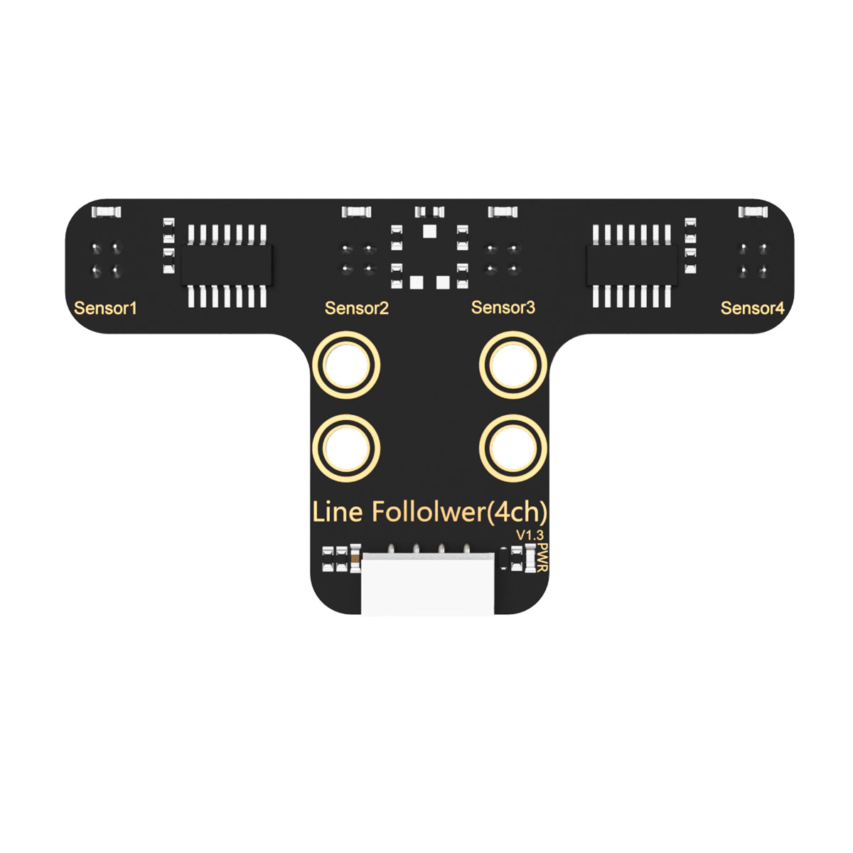 Hiwonder 4-Channel IR Line Follower Sensor – I2C Module for Line Following Robot