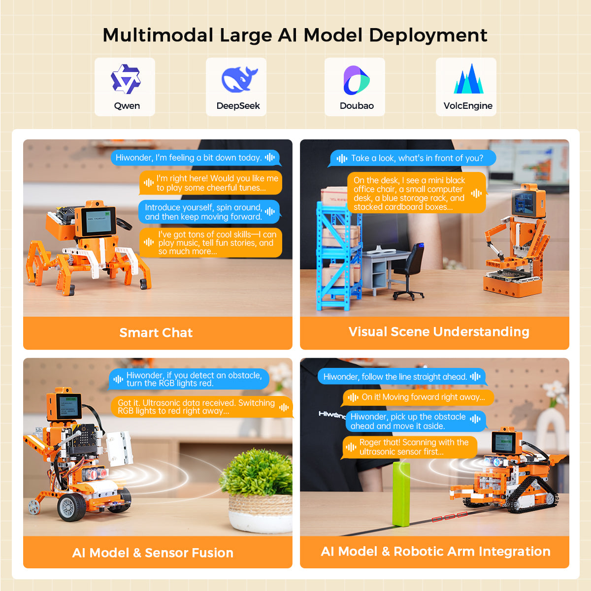 DaDa:bit AI Large Model Kit Programmable Building Block Kit Powered by micro:bit with AI Vision Module Supports Sensor Expansion