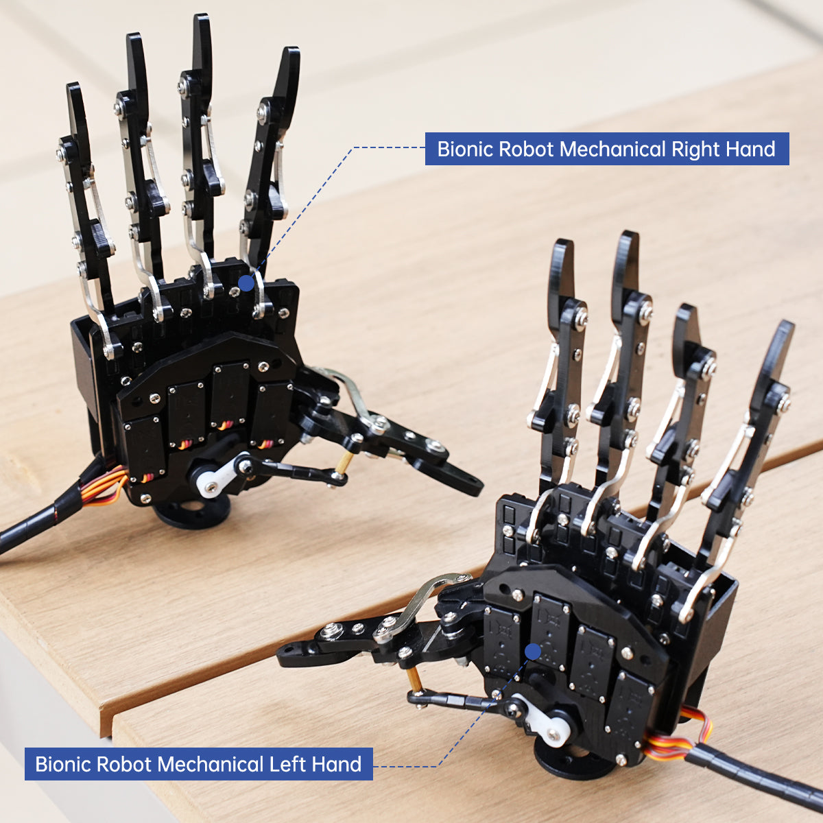 Human Hand Arduino uHand: Hiwonder Robotic Hand Fingers Move Individually for Robot DIY