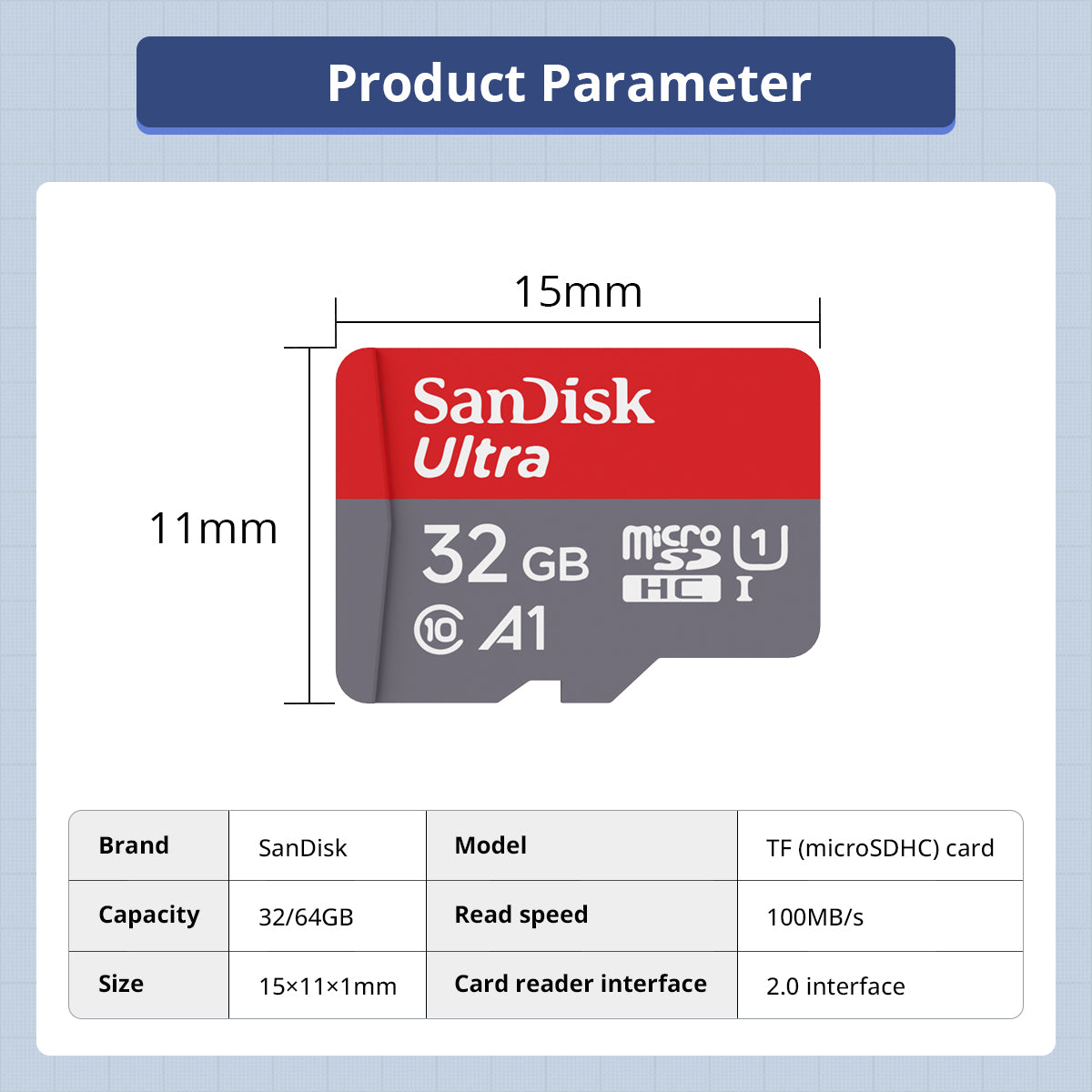 Product Parameter