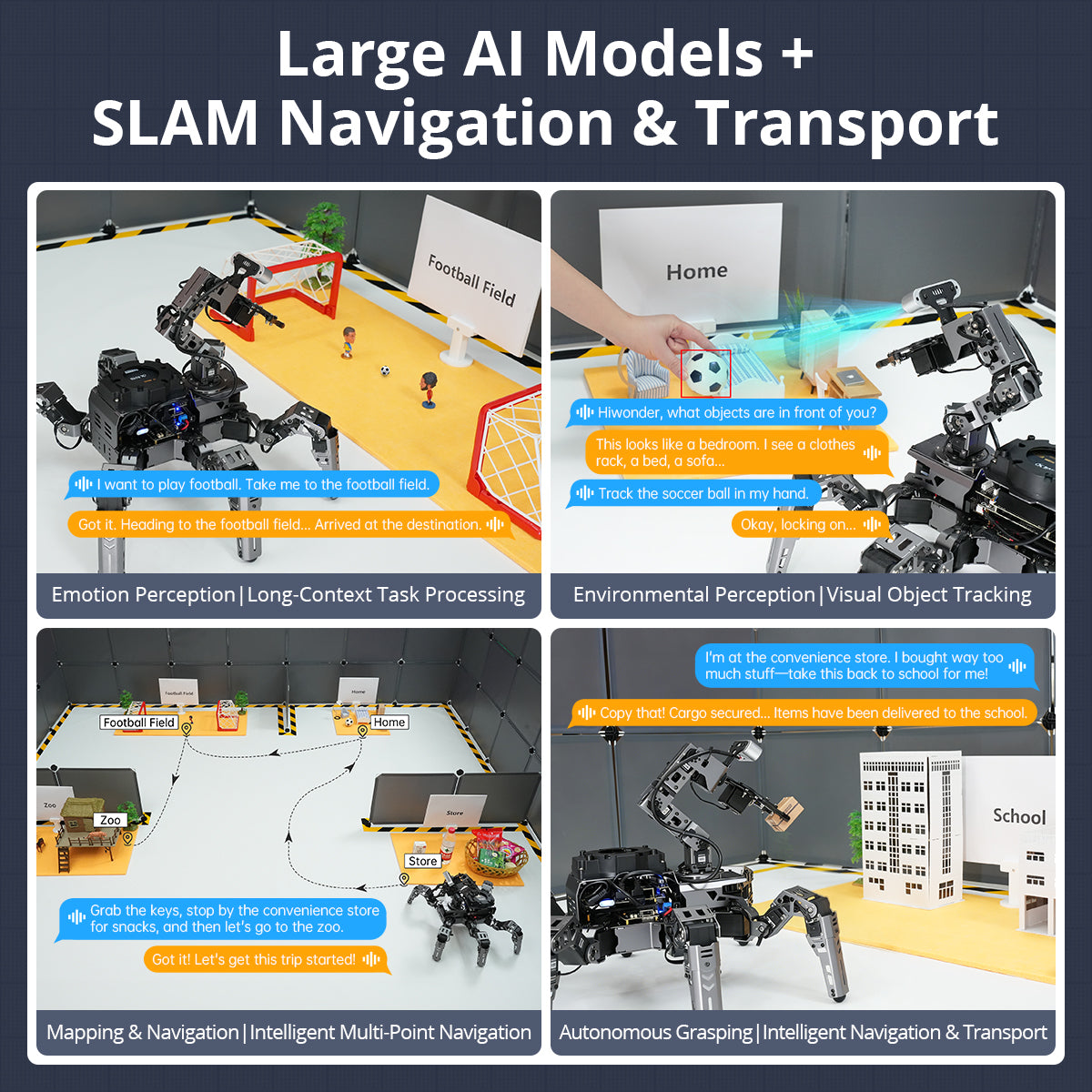 Large Al Models + SLAM Navigation & Transport