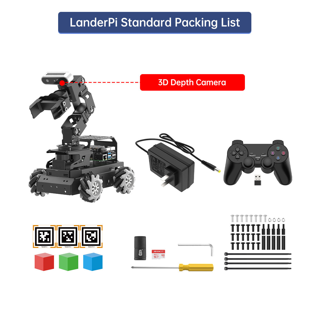 LanderPi Standard Packing List