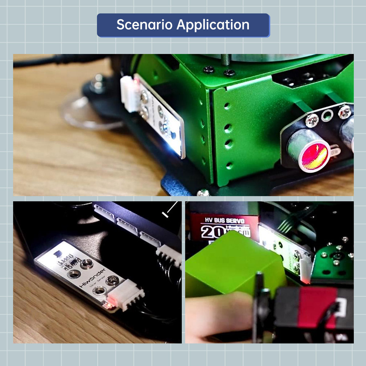 Color Sensor: Hiwonder Robot Sensor Compatible with Arduino/ Raspberry Pi/ Jetson Nano/ micro:bit