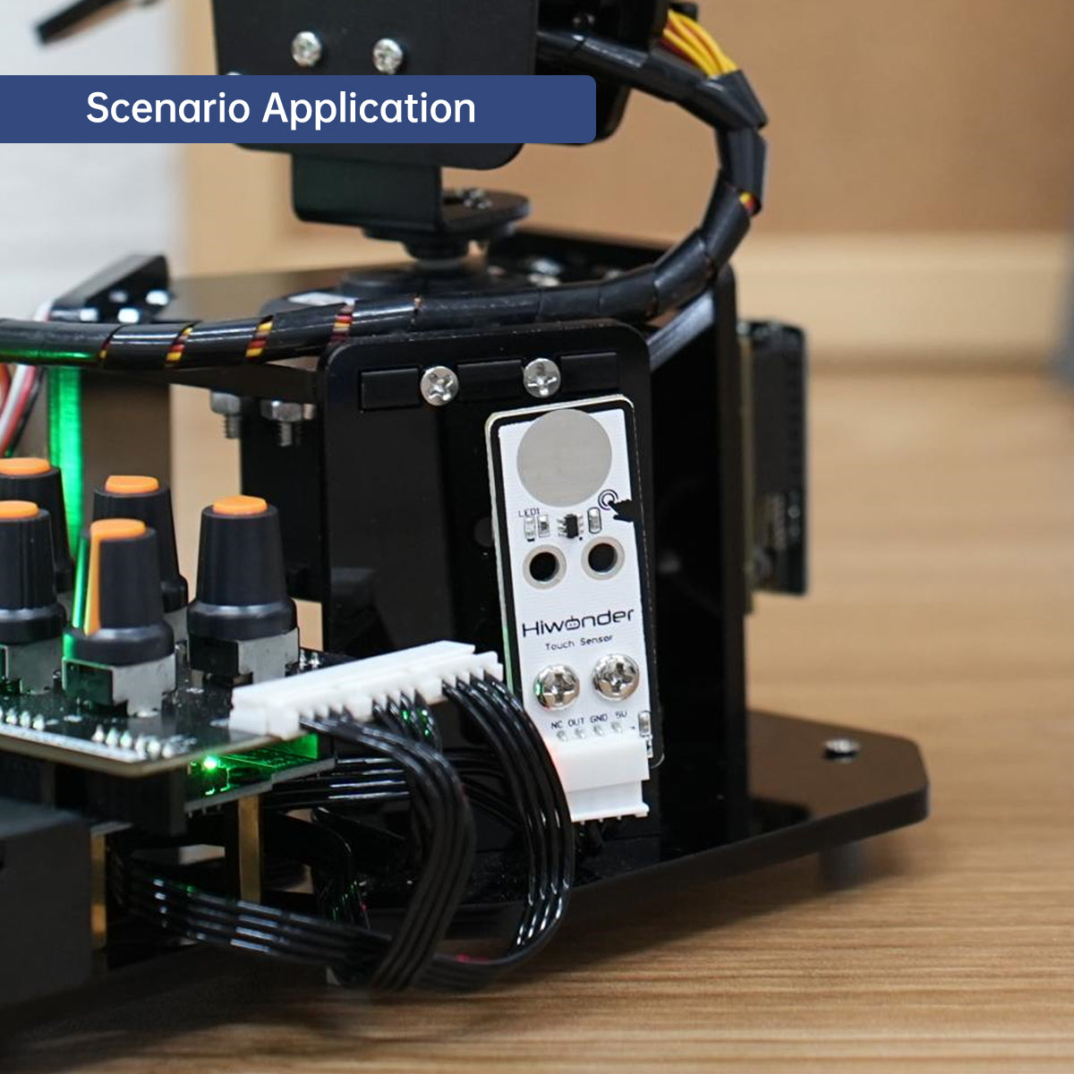 Touch Sensor: Hiwonder Robot Sensor Compatible with Arduino/ Raspberry Pi/ Jetson Nano/ micro:bit
