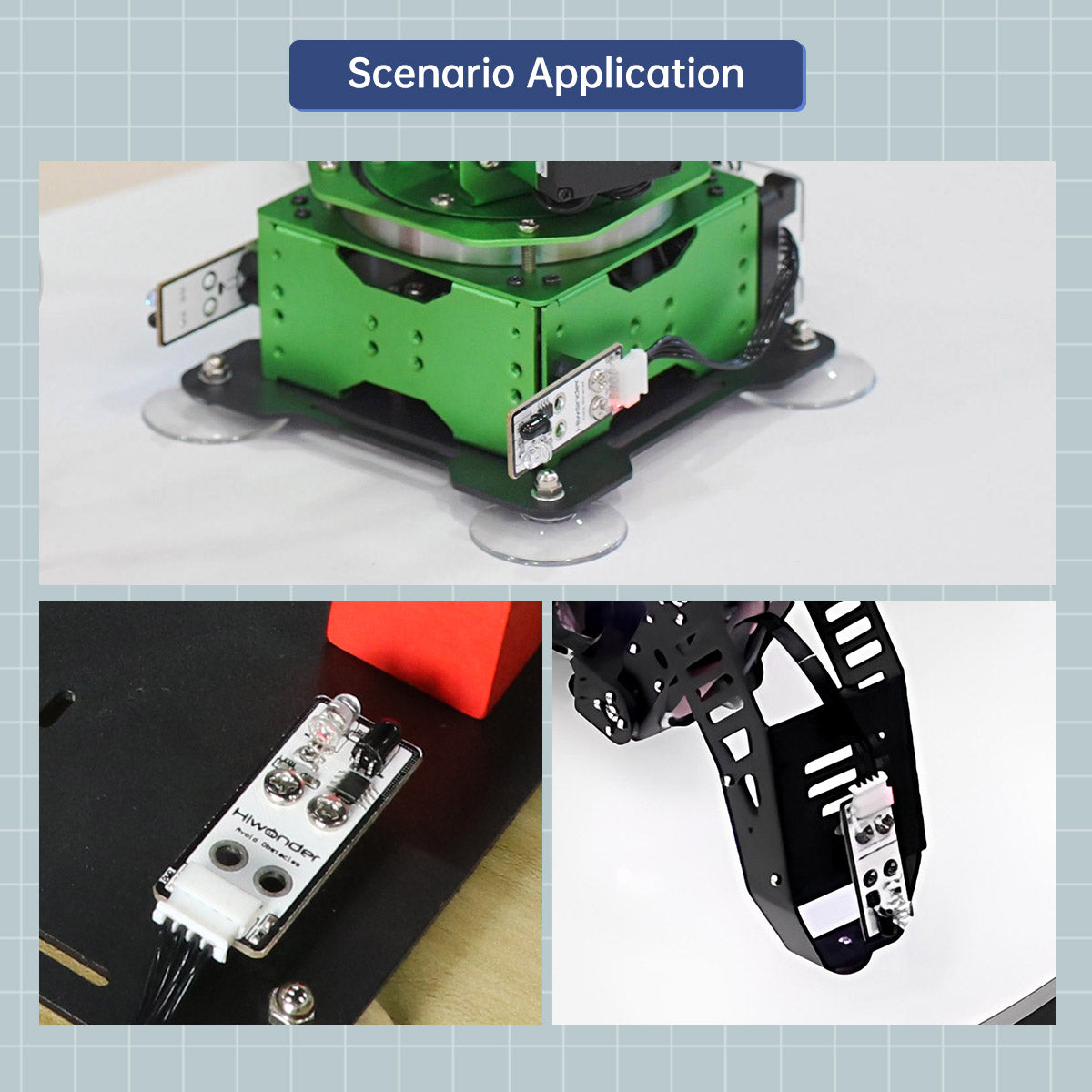 Infrared Obstacle Avoidance Sensor：Hiwonder Robot Sensor Compatible with Arduino/ Raspberry Pi/ Jetson Nano/ micro:bit