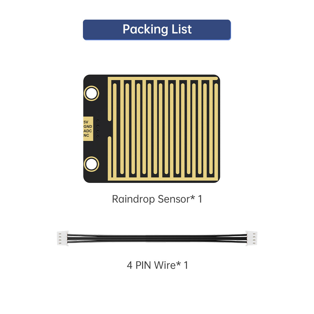 Raindrop Sensor for Automatic Watering System Compatible with Arduino/ micro:bit/ Raspberry Pi