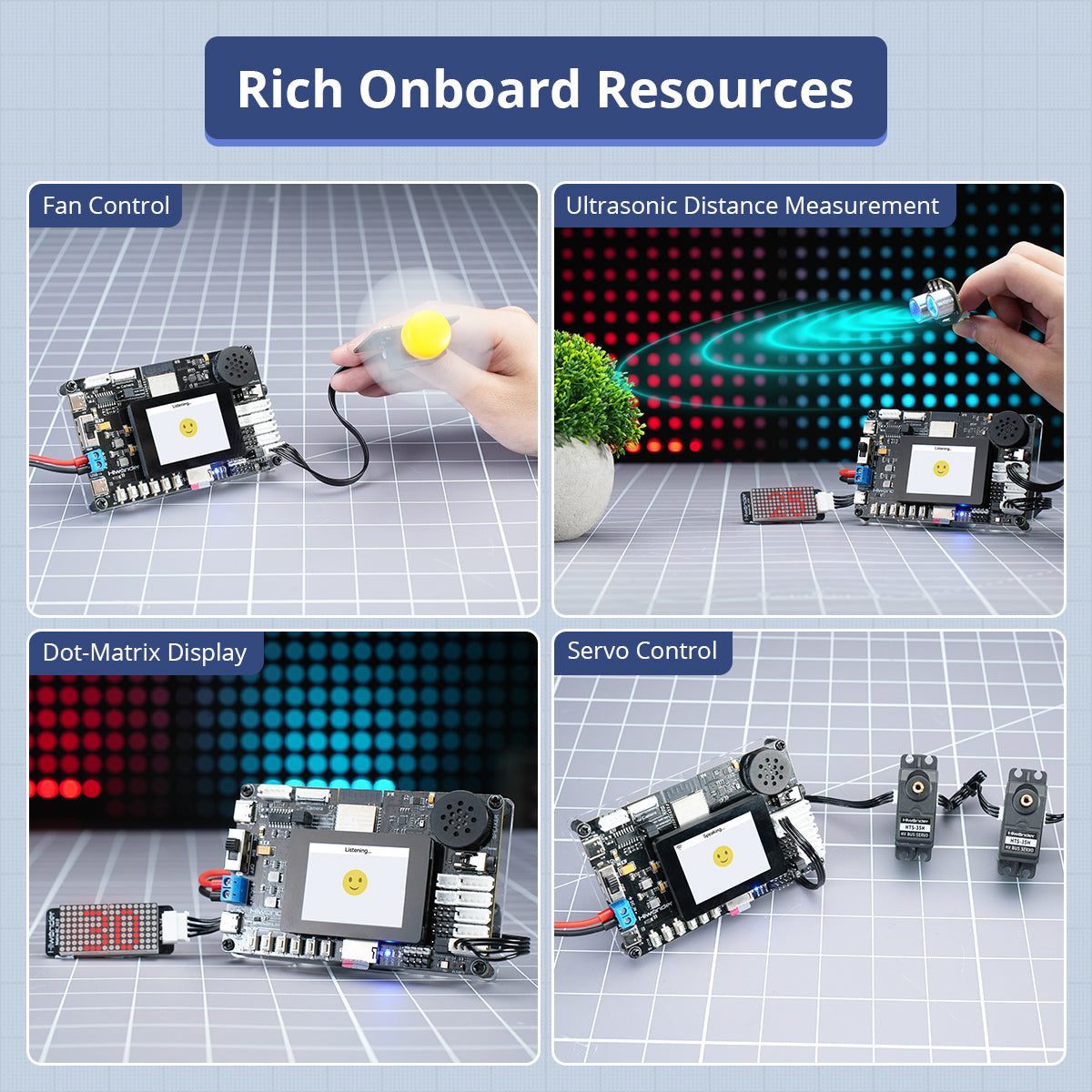 Hiwonder ESP32-S3 Development Board AI Vision & Smart Chat with LLMs Robot Programming Board Kit