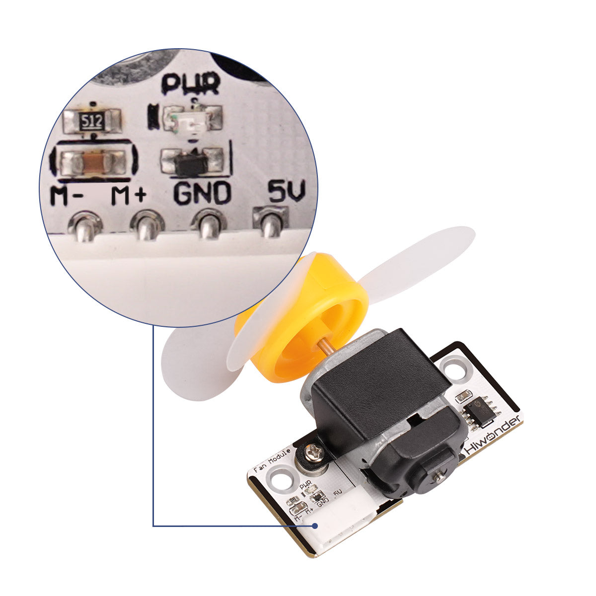 Fan Module: Hiwonder Robot Module Compatible with Arduino/ Raspberry Pi/ Jetson Nano/ micro:bit