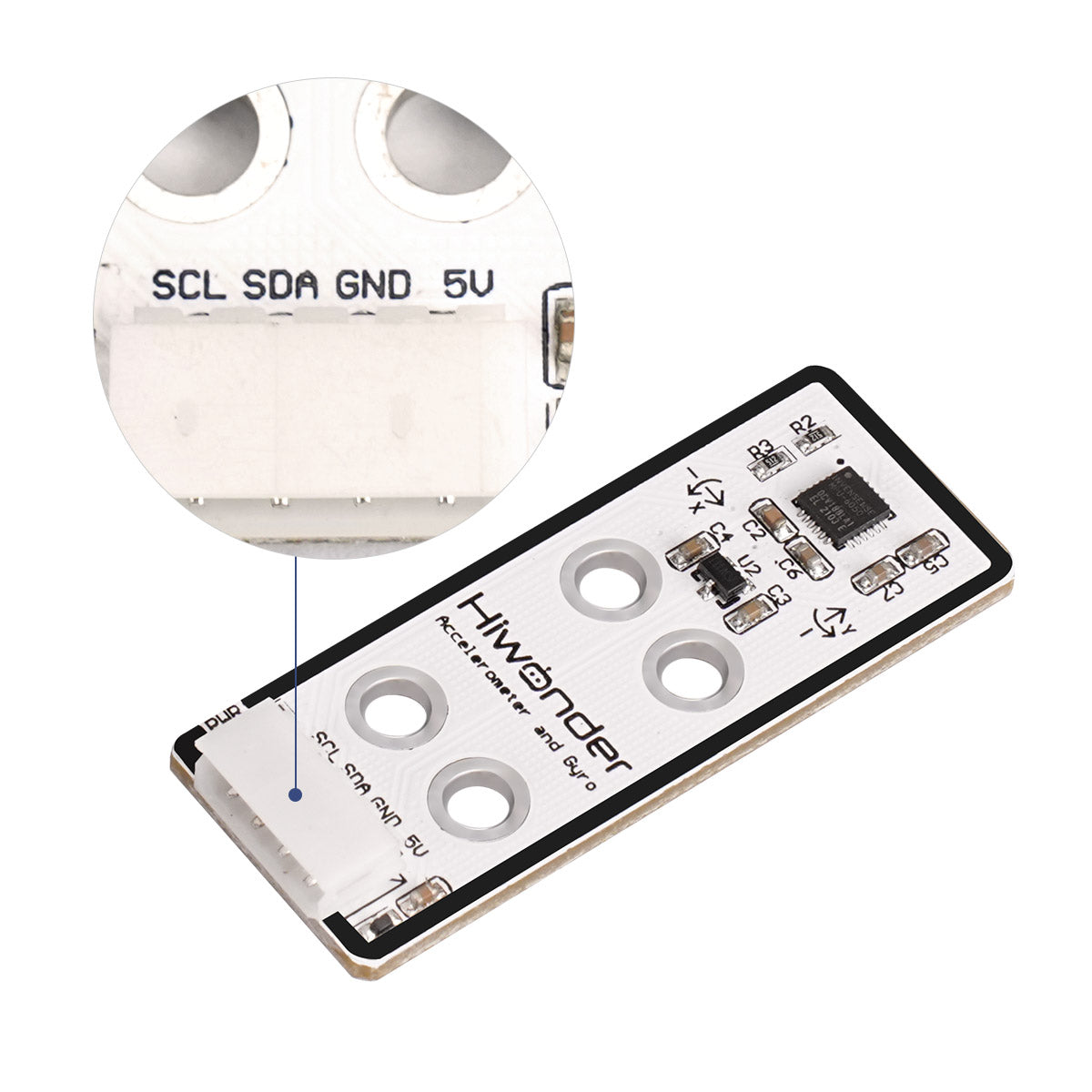 Acceleration Sensor: Hiwonder Robot Sensor Compatible with Arduino/ Raspberry Pi/ Jetson Nano/ micro:bit