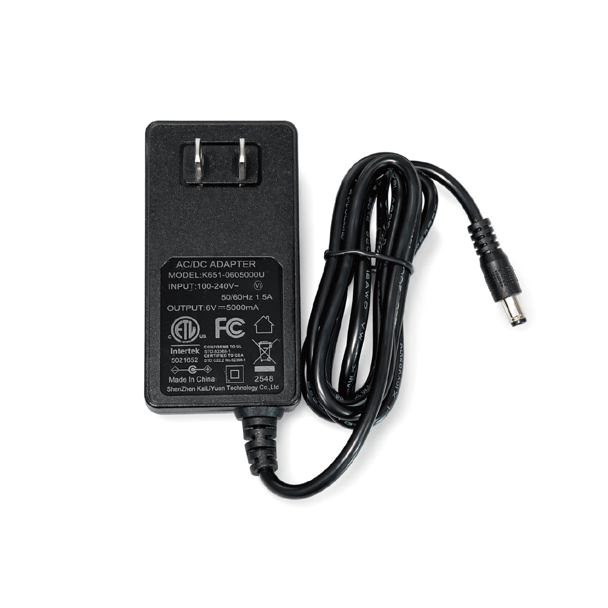 Power Adapter for Robot Arm and Robotics DC Plug 6V 5A