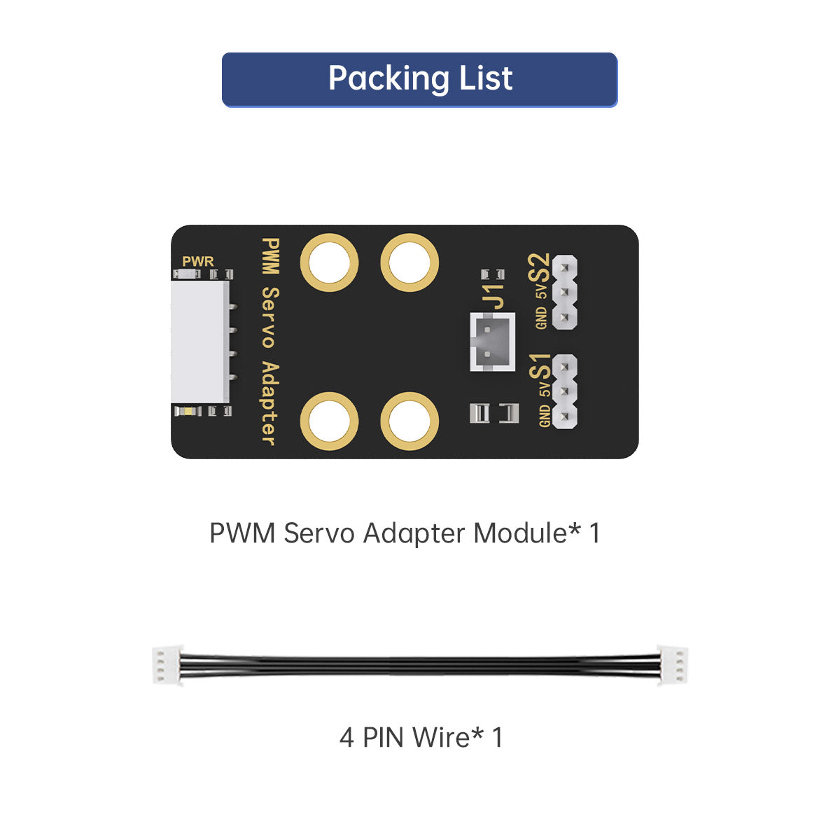 PWM Servo Adapter Module: Hiwonder Robot Sensor Compatible with Arduino