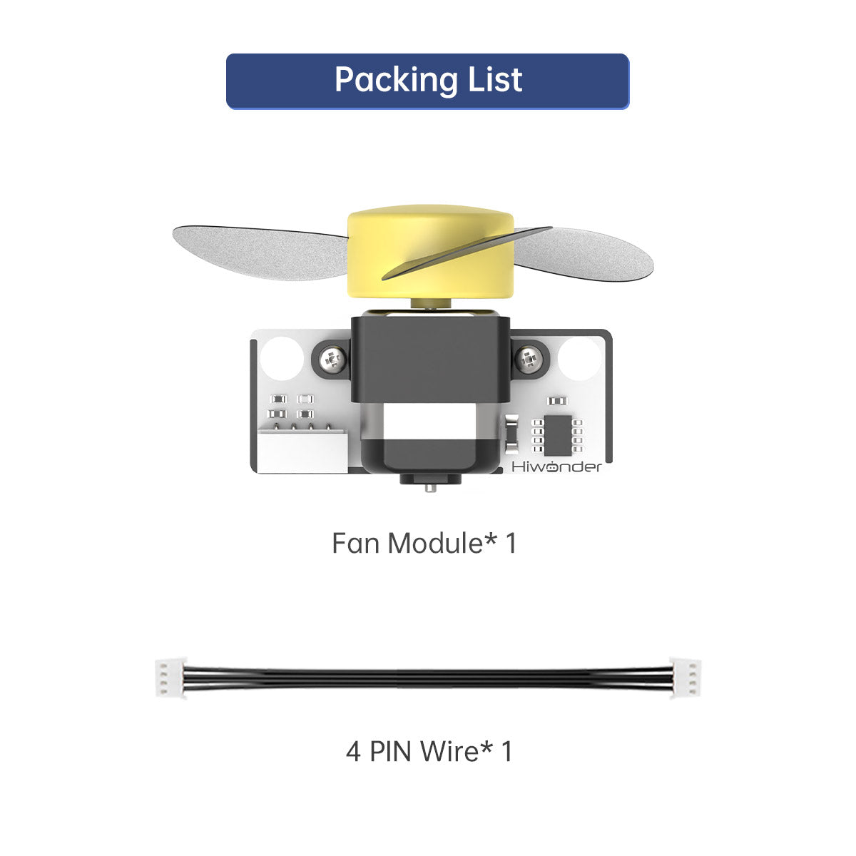 Fan Module: Hiwonder Robot Module Compatible with Arduino/ Raspberry Pi/ Jetson Nano/ micro:bit