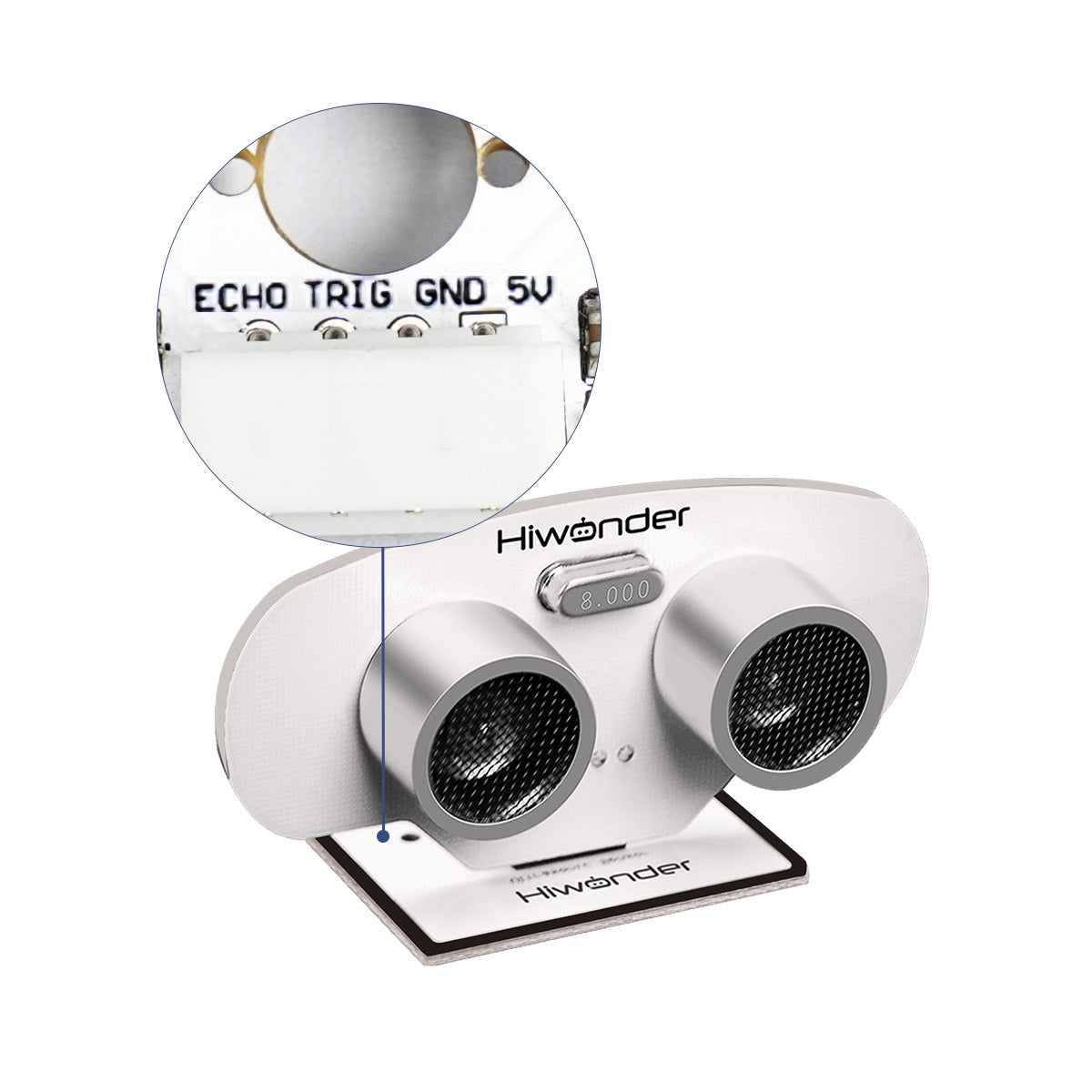 Ultrasonic Sensor: Hiwonder Robot Sensor Compatible with Arduino/ Rasp