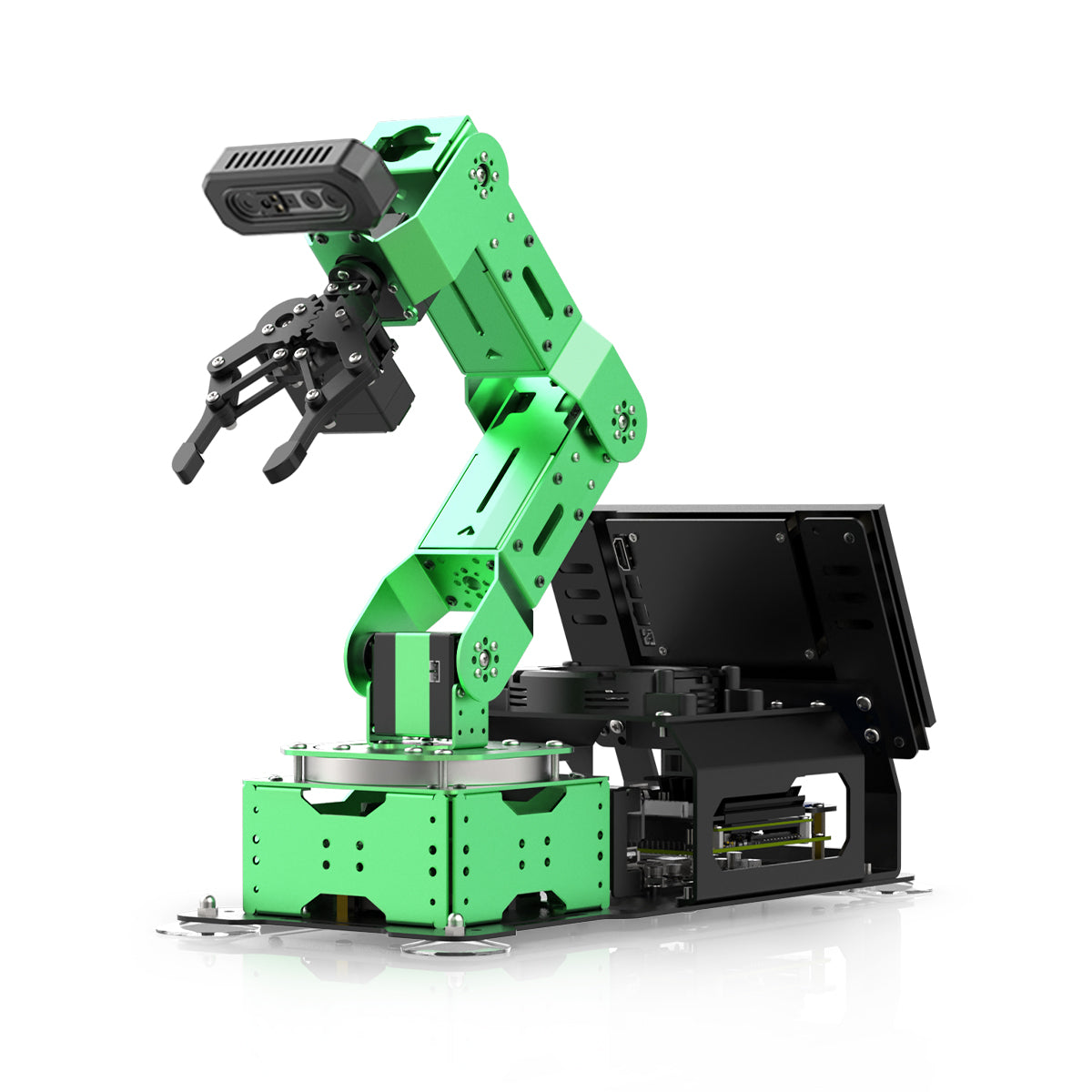 Hiwonder JetArm ROS1/ROS2 3D Vision Robot Arm, with Multimodal AI Model (ChatGPT), AI Voice Interaction and Vision Recognition, Tracking & Sorting