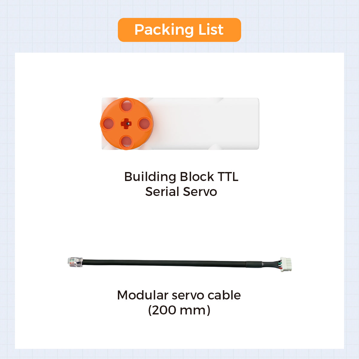 AiBlock Building Block TTL Serial Servo – 2-in-1 Servo & Motor, Angle Feedback, Scratch & MicroPython Support