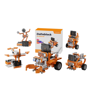 Hiwonder DaDablock AI Vision Kit Programmable Building Block Kit Powered by ESP32 with Sensor Expansion, AI vision , Supports Scratch & Python
