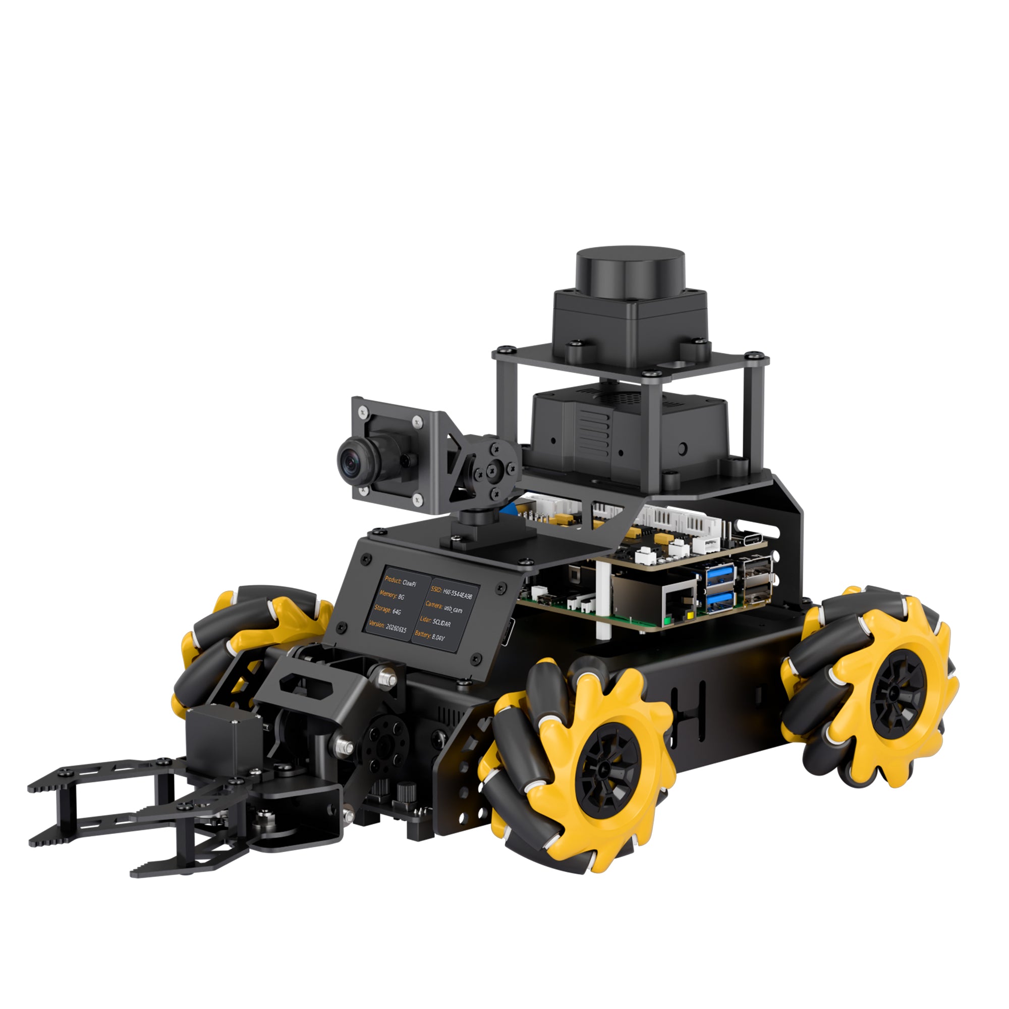 Hiwonder JetTank ROS Robot Tank Powered by Jetson Nano with Lidar Dept