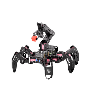 SpiderPi Pro: Hiwonder Hexapod Robot with AI Vision Robotic Arm Powered by Raspberry Pi 5