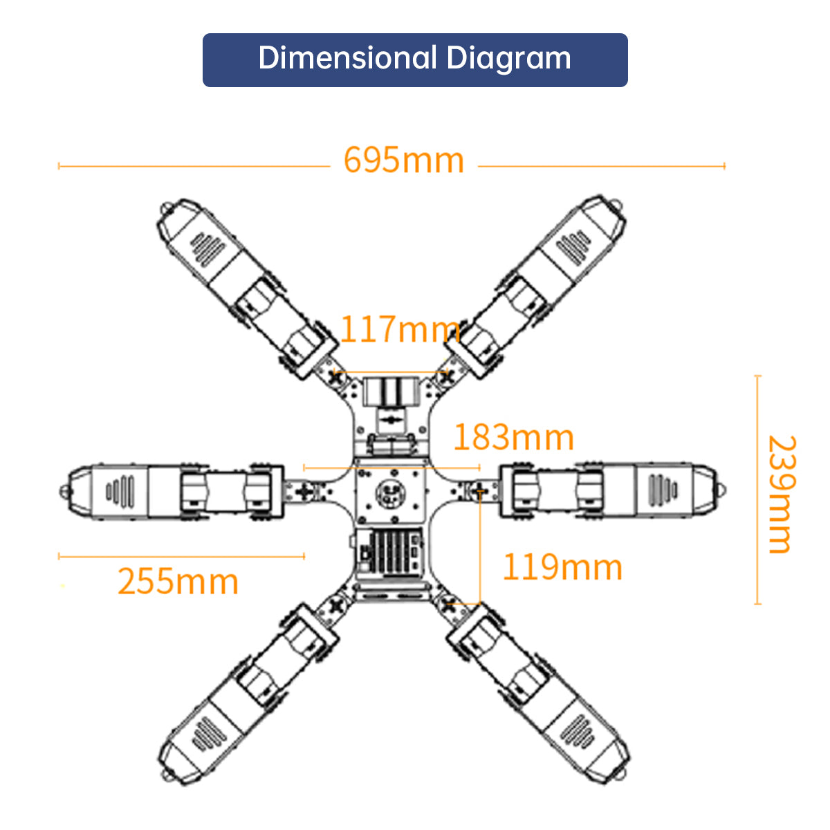 Spiderbot: Hiwonder Hexapod Programming Robot for Arduino Standard Version