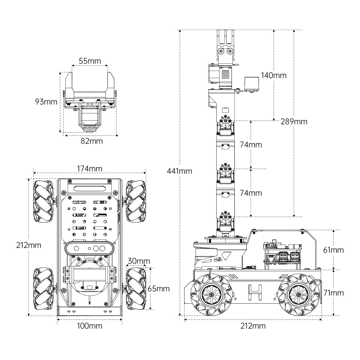 hiwonder landerpi robot car