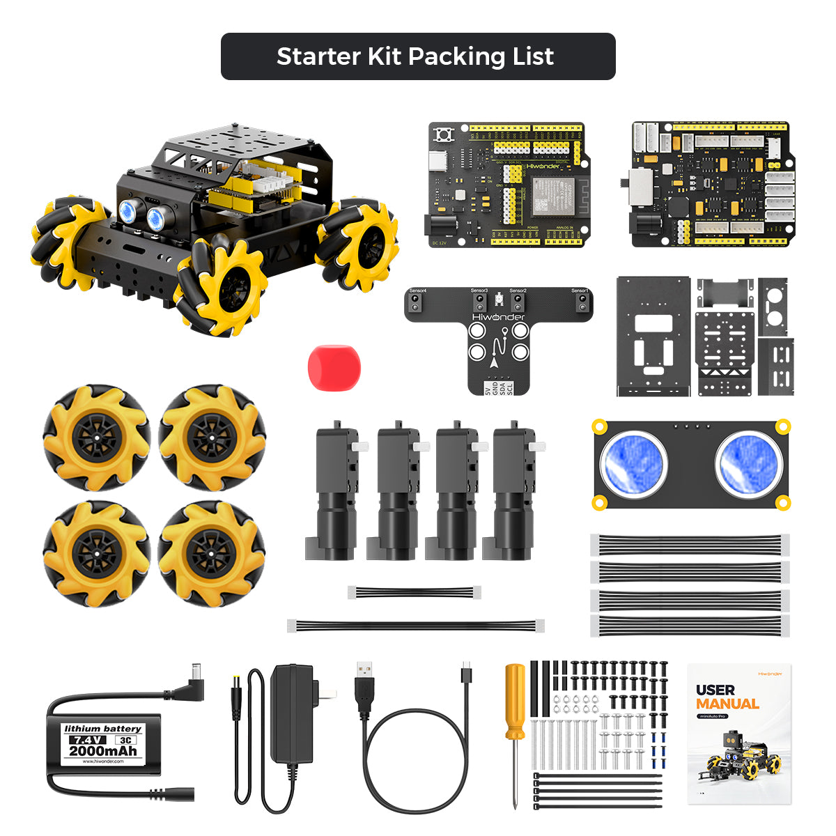 Starter Kit Packing List