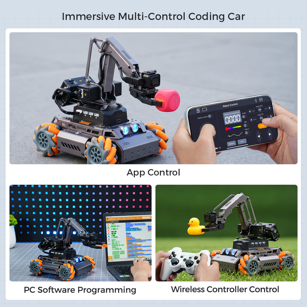 Immersive Multi-Control Coding Car
