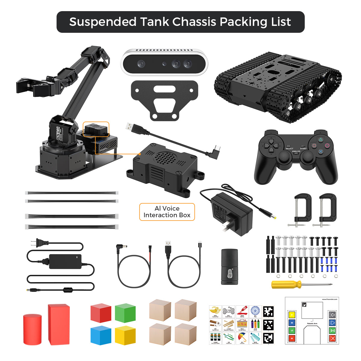 Suspended Tank Chassis Packing List