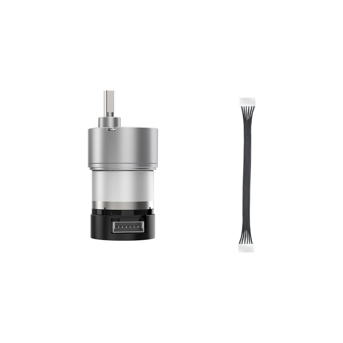 520 DC Gear Motor with High-Precision Hall Encoder, 12V, 110/170/320 RPM, 6mm D-Shaped Eccentric Shaft