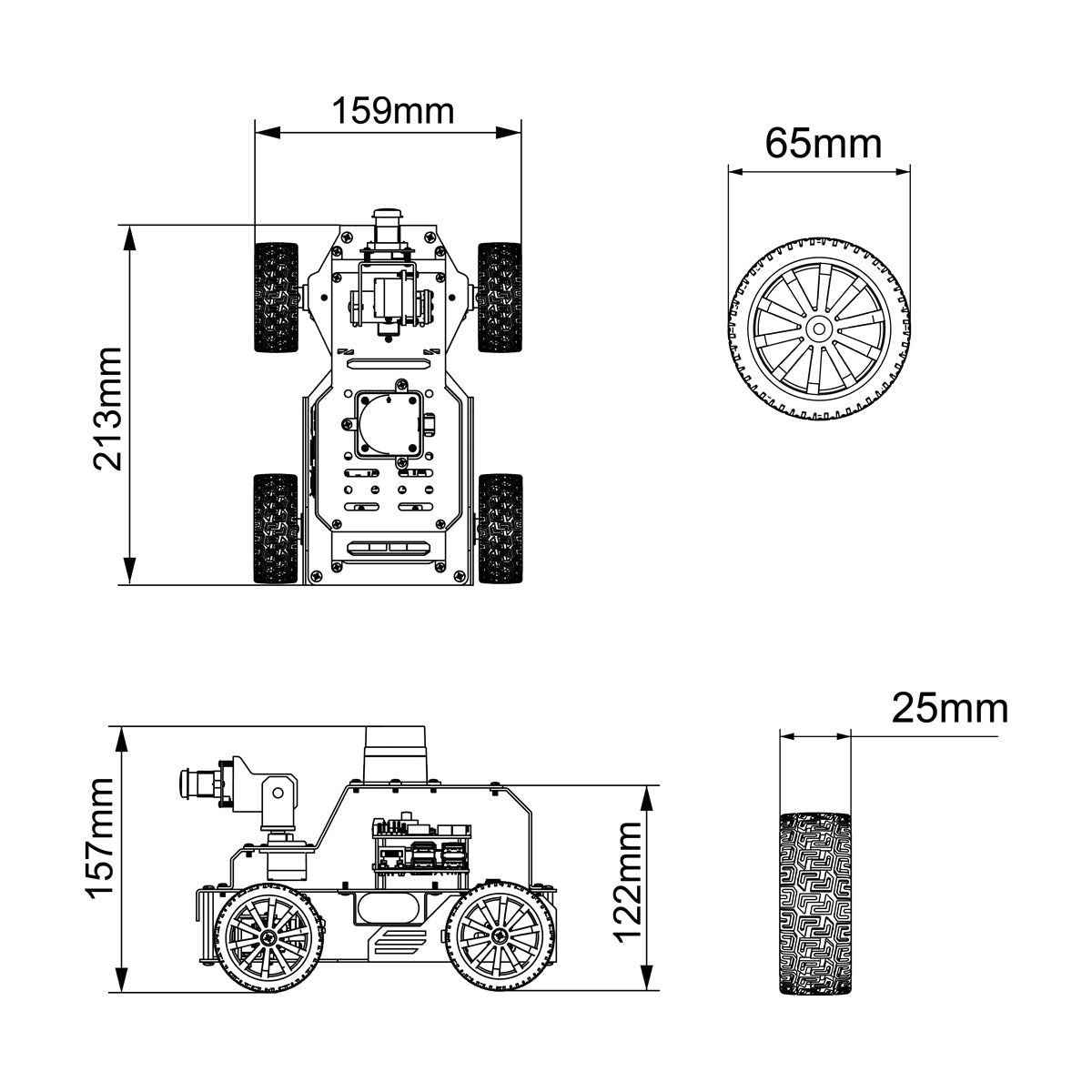 hiwonder mentorpi a1 ai robot car
