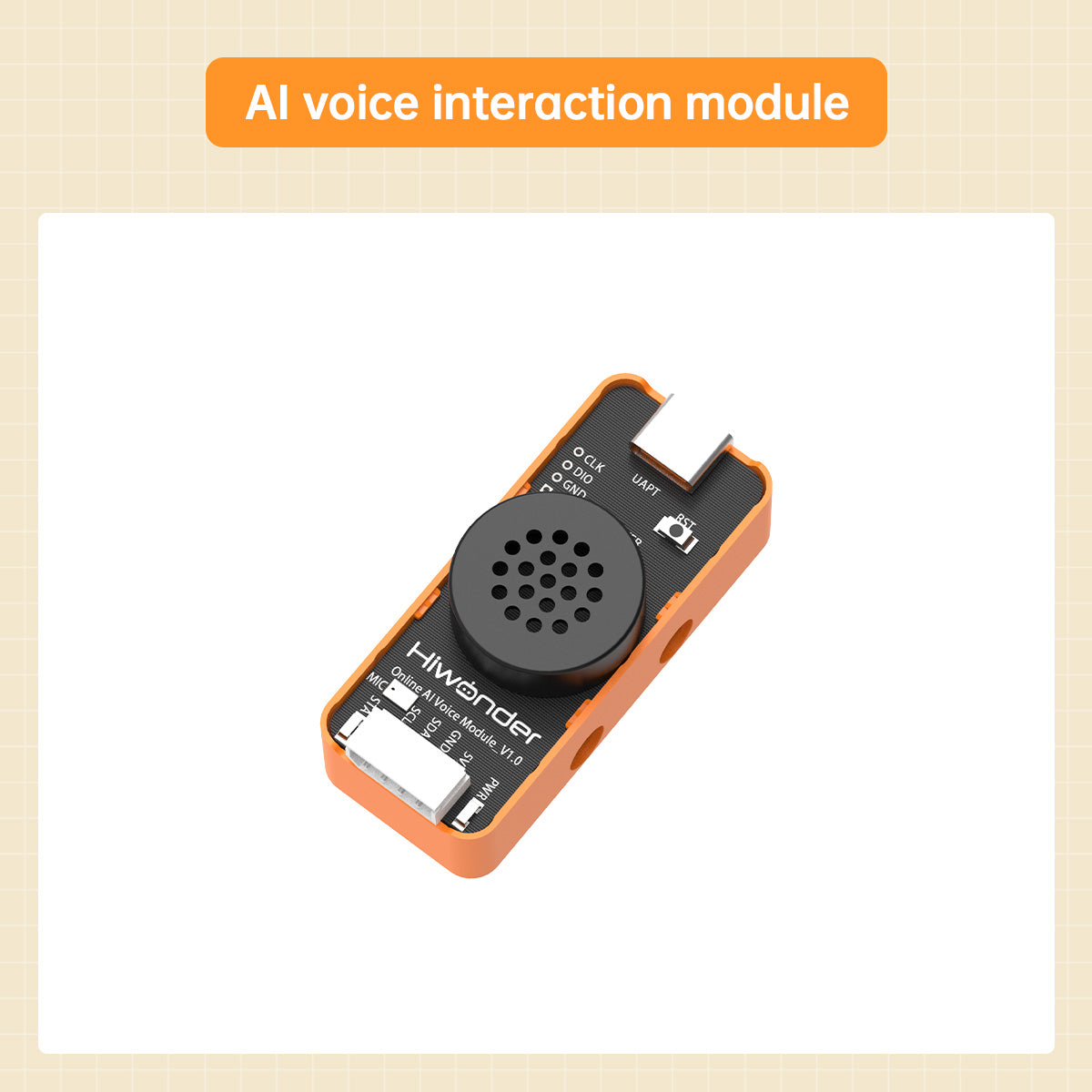 Hiwonder ESP32+Sensor Kit for Electronic Building Block & Programmable Robot Car, with WonderLLM AI Module