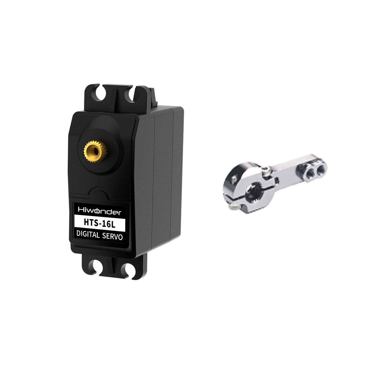 Hiwonder Anti-burning and Anti-blocking Serial Bus Servo HTS-16L Intelligent Serial Port High Torque High Precision with Feedback Dedicated for Robot Gripper Claw