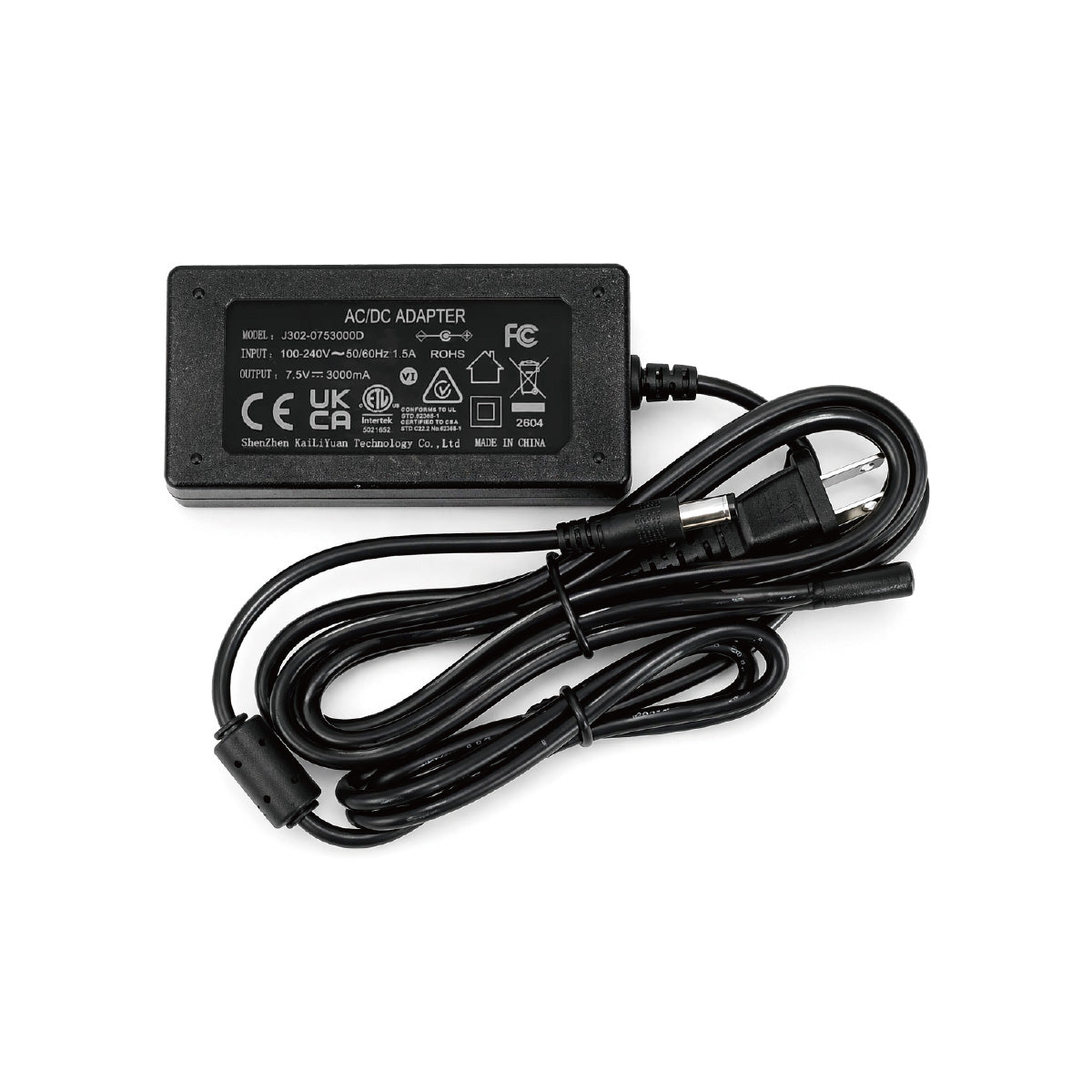 Power Supply Adapter for Robot Arm DC Plug 7.5V 3A