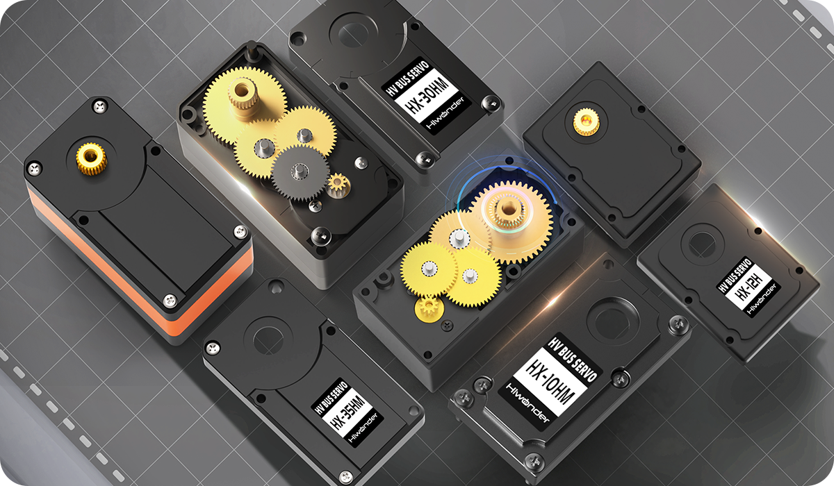 High-quality servos for high-performance robots.