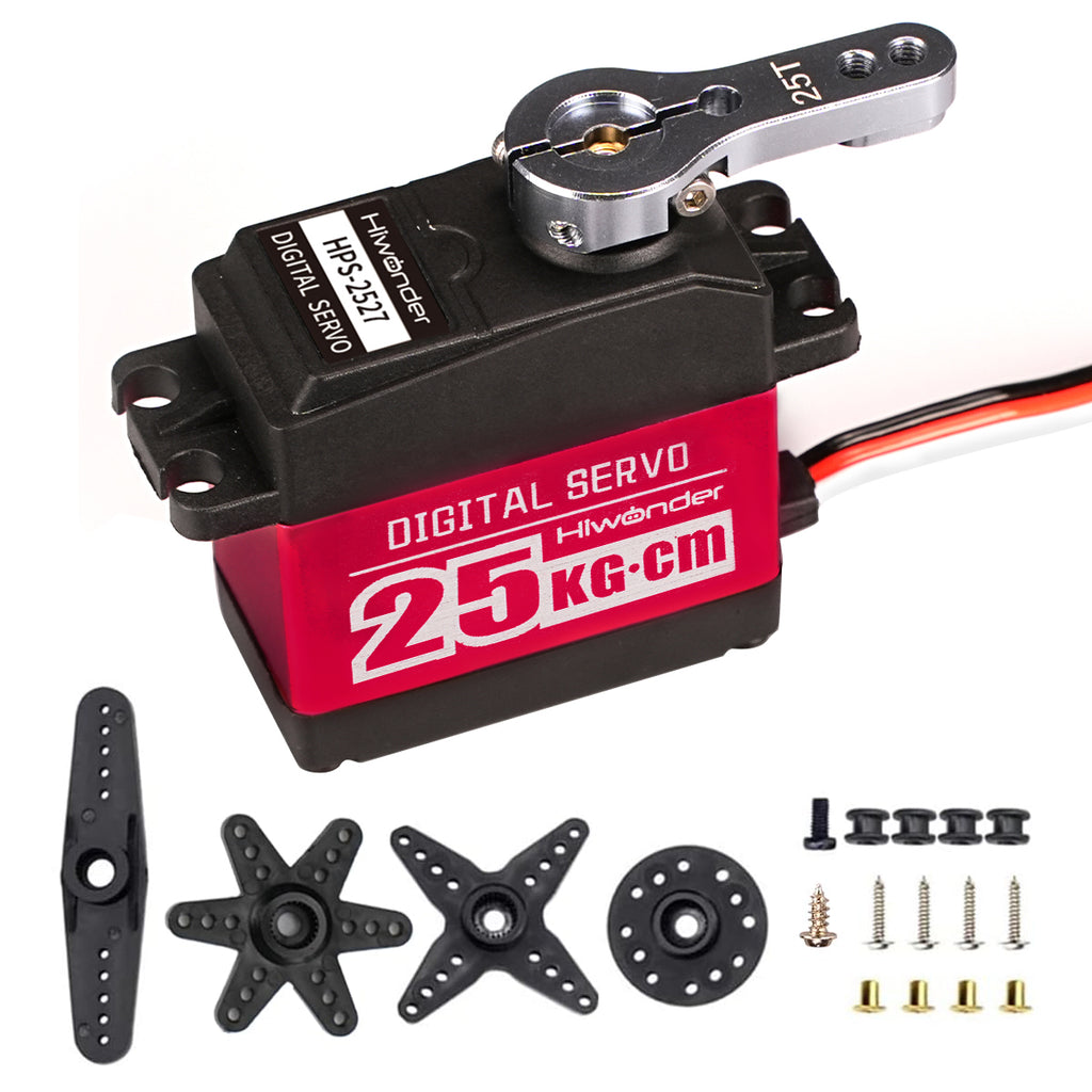 Digital RC Servo 40 Kg En Métal étanche Servo De Modélisme Avec Engrenage En Métal Pour Modèles RC, Ailes Rigides, Voiture 1/10 1/8, Robot Et Bricolage Intelligent (1 Pièce