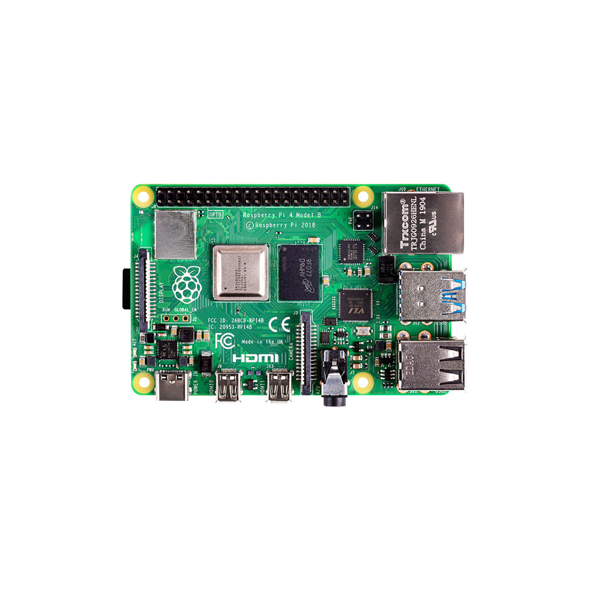 Raspberry Pi 4B 4G Board For Python Programming AI Vision Deep Learning Linux Development Board