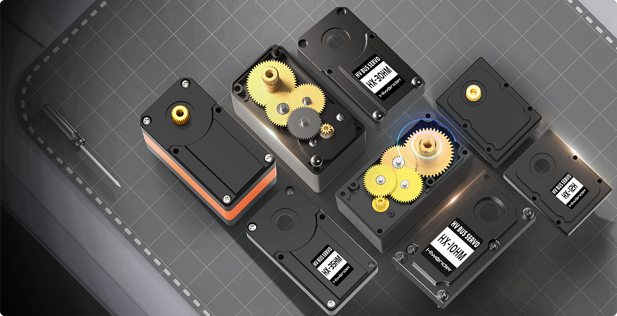 High-quality servos for high-performance robots.