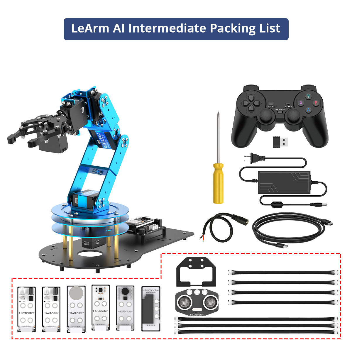 LeArm Al Intermediate Packing List