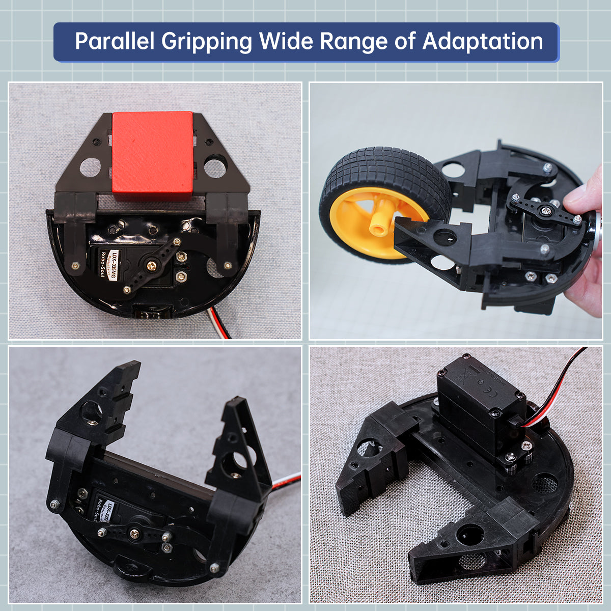 Parallel Gripping Wide Range of Adaptation