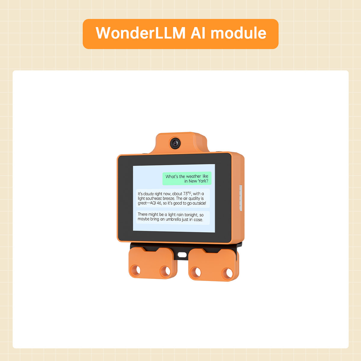 Hiwonder ESP32+Sensor Kit for Electronic Building Block & Programmable Robot Car, with WonderLLM AI Module