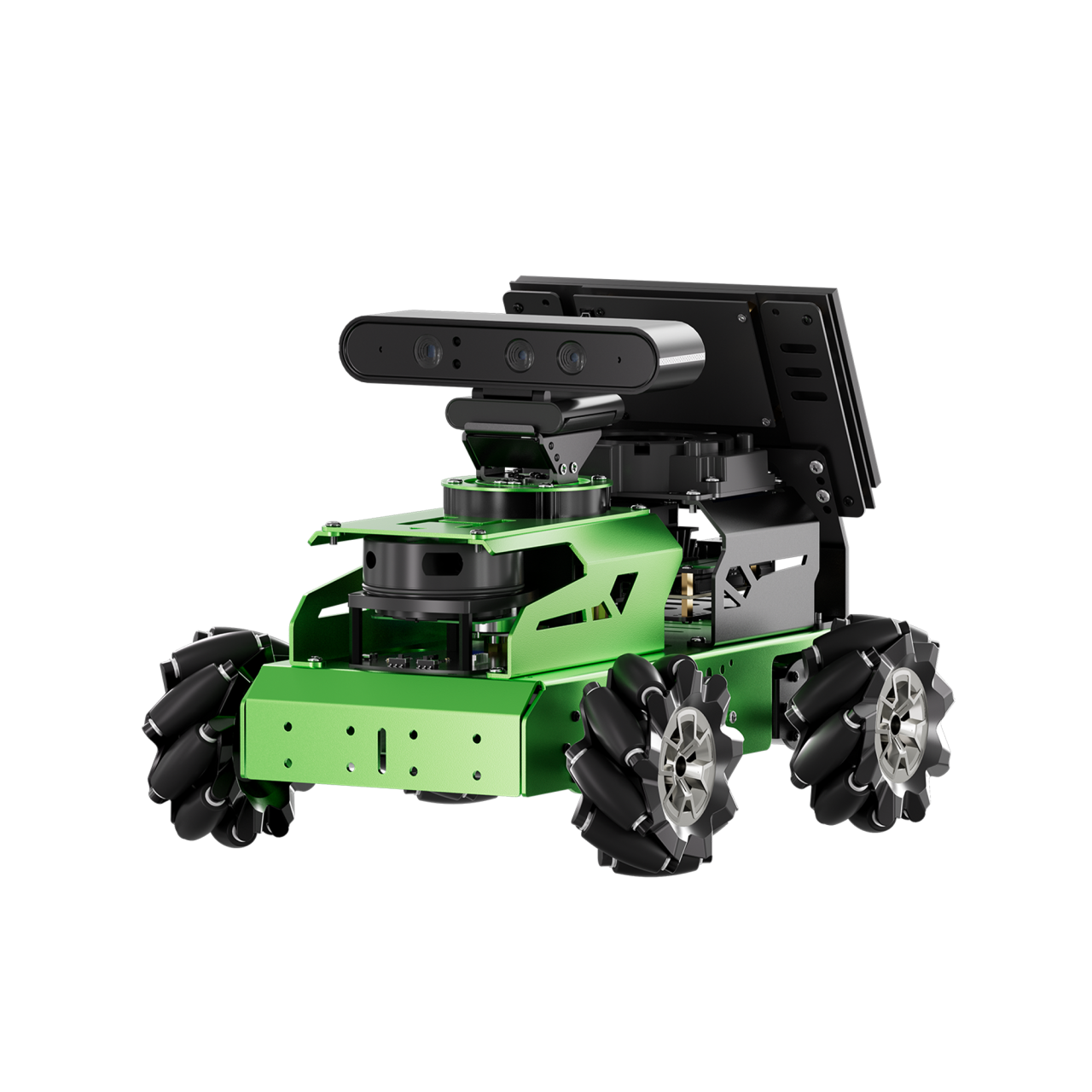 Hiwonder JetAuto AI Robot Kit, NVIDIA Jetson/Raspberry Pi 5 Powered ROS Educational Robot with OpenClaw & Multimodal AI Model (ChatGPT), Voice Control, SLAM & AI Vision