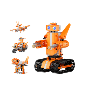 Hiwonder AiBlock TechPower Kit – ESP32 STEAM Programming & Robotics Kit with I2C Sensors, 48-in-1 Builds, Support Scratch & Python