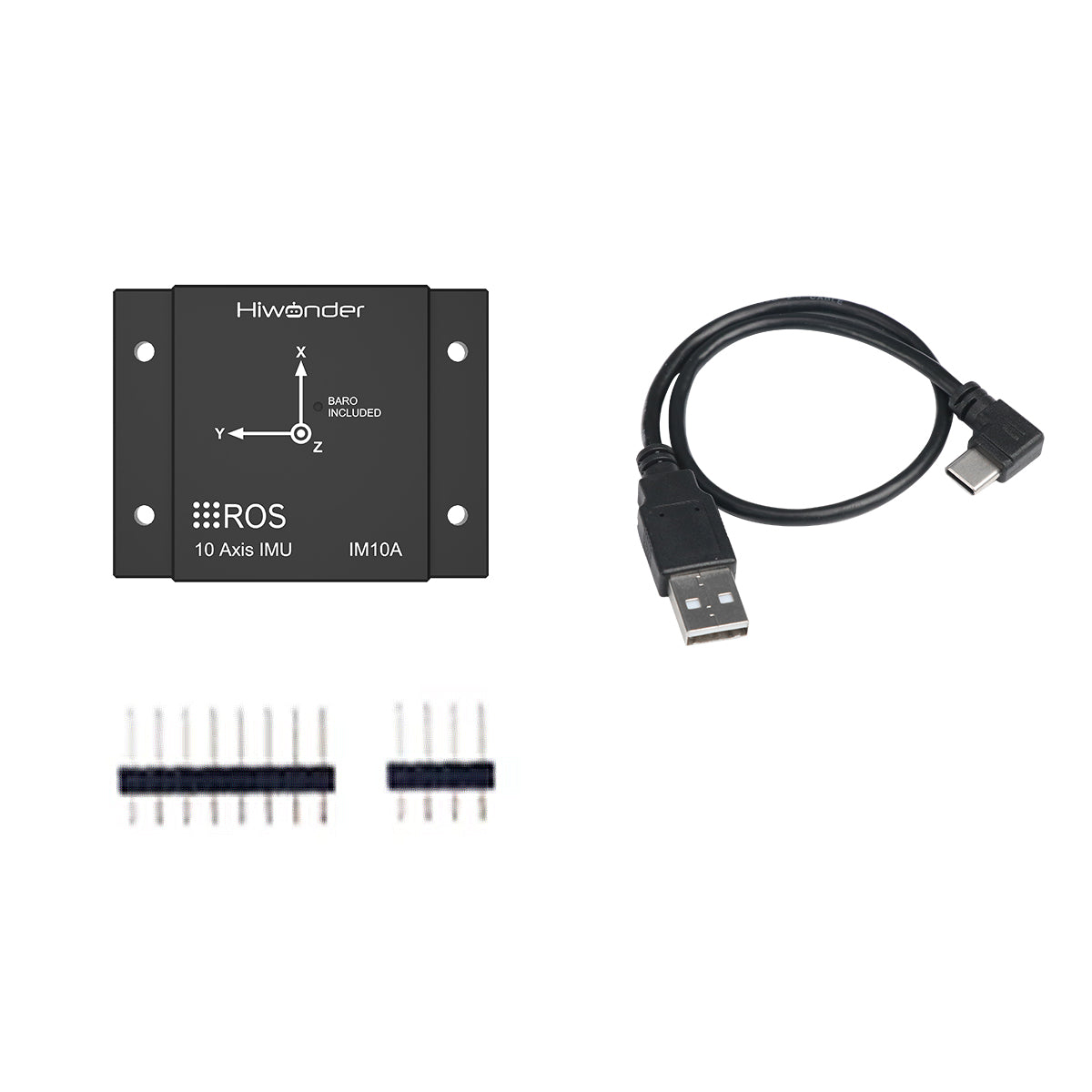 IMU Inertial Navigation Module ROS1/ROS2 Robot MEMS USB Magnetometer 10-axis ARHS Posture Sensor