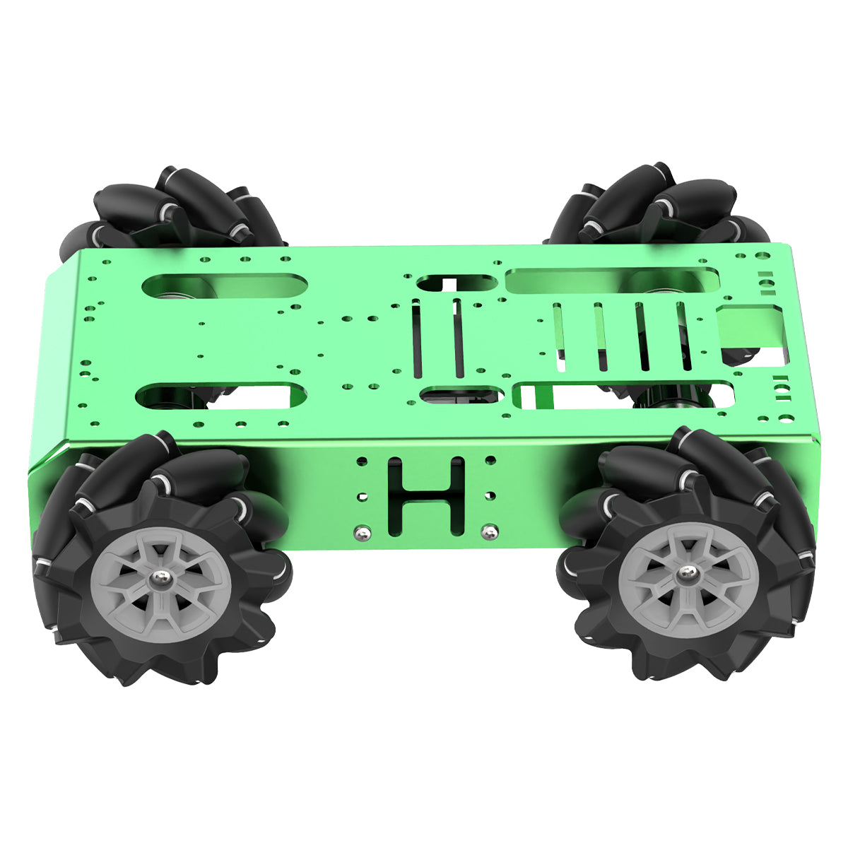 Hiwonder Large Metal 4WD Vehicle Chassis for Arduino/Raspberry Pi/ROS Robot with 12V Encoder Geared Motor